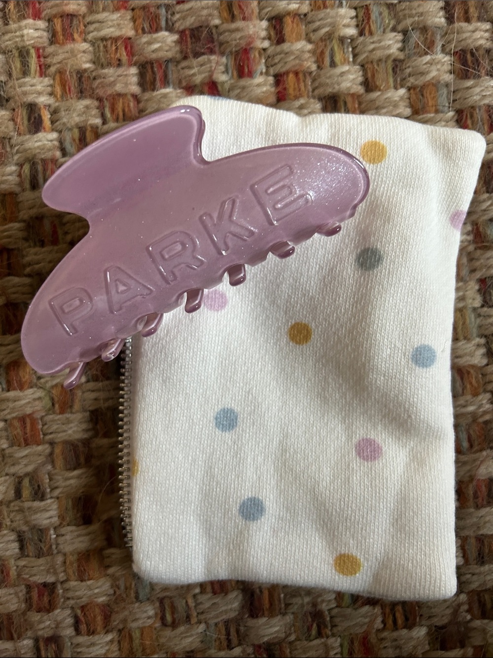 Parke Sparkle Lilac Hair Claw Clip